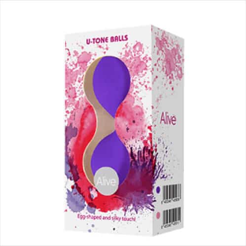 Alive U-tone Jiggle Balls - Purple