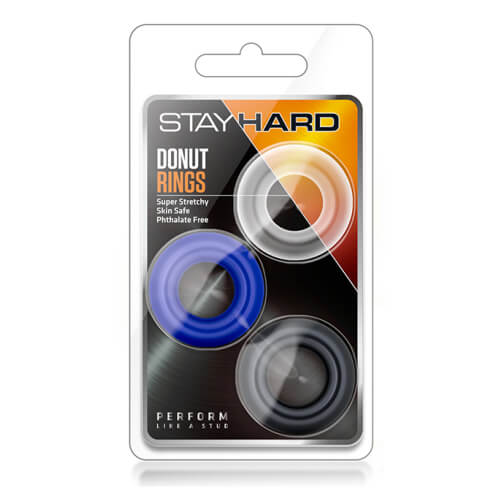 Donut Cock Ring Multipack 3 Pack