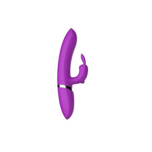 Thrusting Purple Rechargeable Rabbit Vibrator
