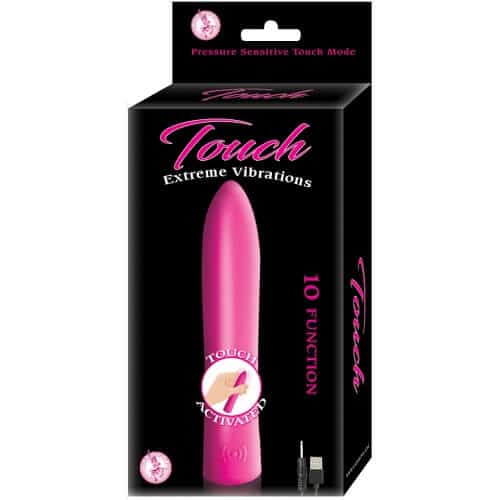 Touch Extreme Vibration 10 Function Bullet Vibrator Pink
