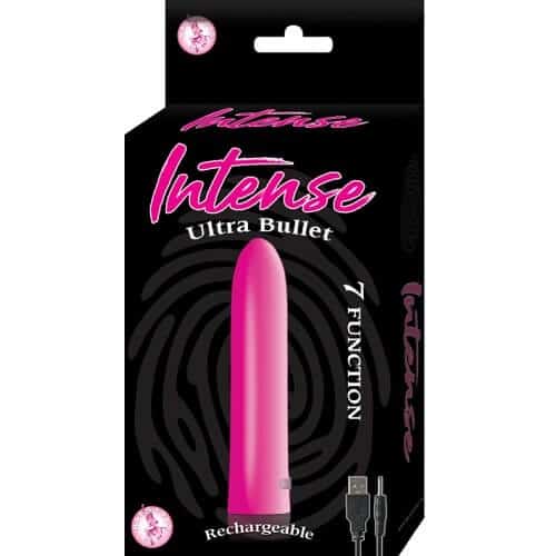 Intense Ultra 7 Function Rechargeable Bullet Vibrator Pink