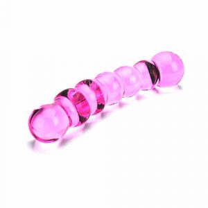Spectrum Ribbed Glass Dildos