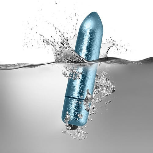 Rocks-Off Frosted Fleurs 10 Function Bullet Vibrator Crystal