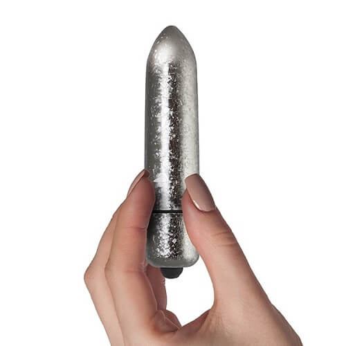 Rocks-Off Frosted Fleurs 10 Function Bullet Vibrator Snowflake