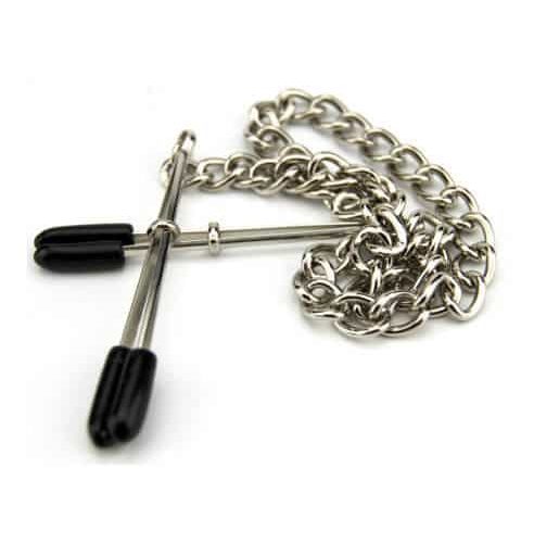 Bound to Please Nipple Clamps with Chain