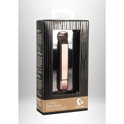 Rocks Off Bamboo 10 Function Vibrator-Rose Gold