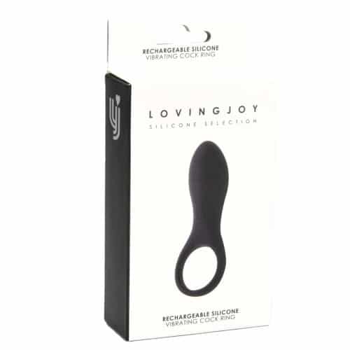 Loving Joy Rechargeable Silicone Vibrating Cock Ring