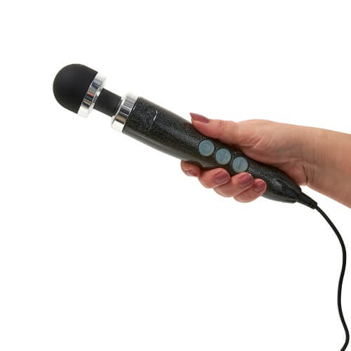 Doxy Number 3 Mains Operated Wand Massager Disco Black