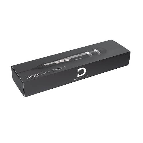 Doxy Number 3 Mains Operated Wand Massager Disco Black