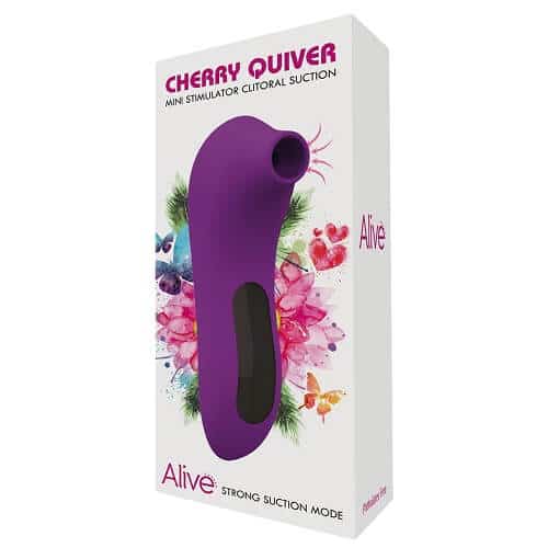 Alive Cherry Quiver Suction Vibrator