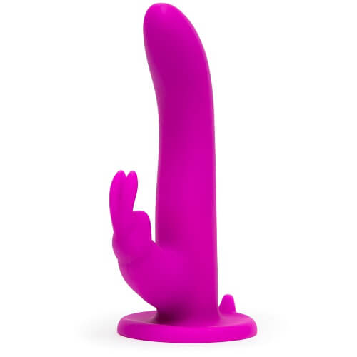 Happy Rabbit Vibrating Strap On Harness Set Purple