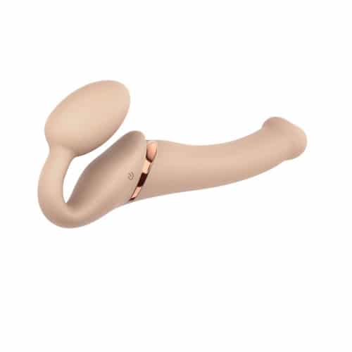 Strap-on-Me Vibrating Strap-On Medium Vanilla