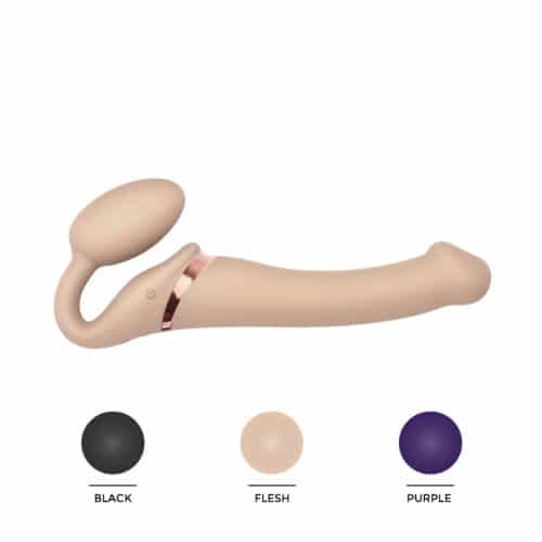 Strap-on-Me Vibrating Strap-On Medium Vanilla