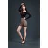 Moonlight Long Sleeve Mini Dress Black One Size