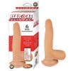 RealCocks Sliders 6 Inch Uncut Dildo Vanilla