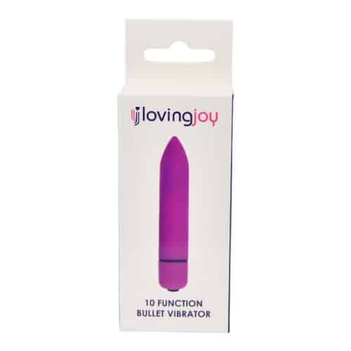 Loving Joy 10 Function Purple Bullet Vibrator