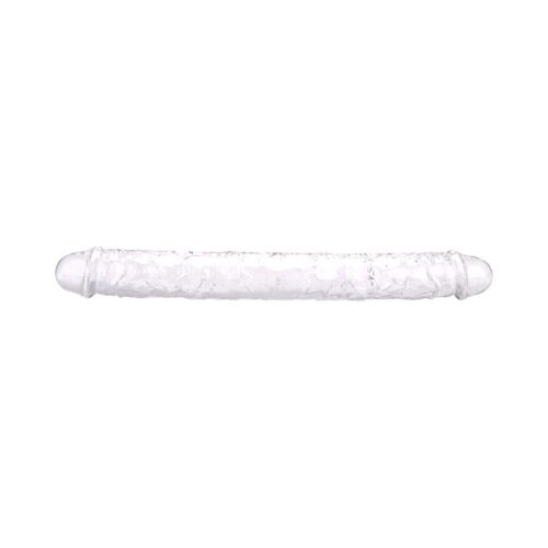 Loving Joy 15 Inch Double Ended Dildo Clear