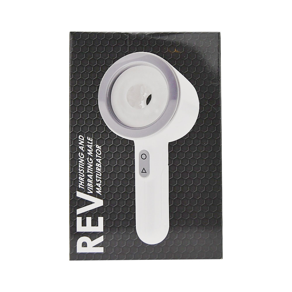 REV Thrusting and Vibrating Open Ended Male Masturbator