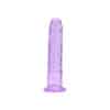 Loving Joy 7.5 Inch Suction Cup Dildo Purple