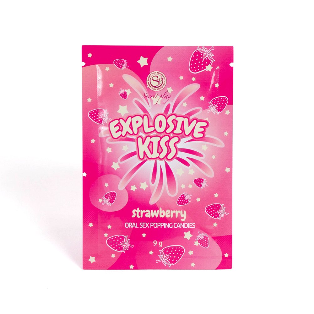 Explosive Kiss Popping Candies Strawberry Flavour