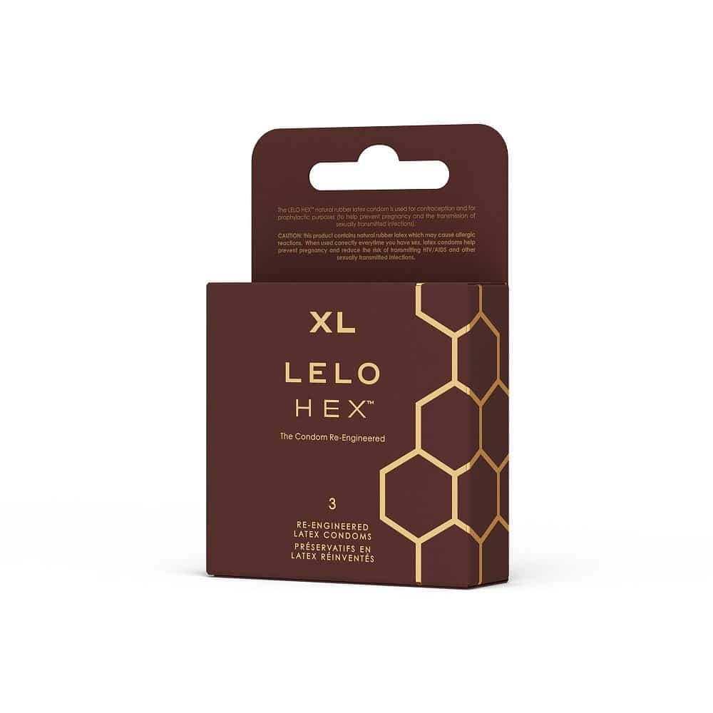 LELO HEX Condoms Respect XL 3 pack