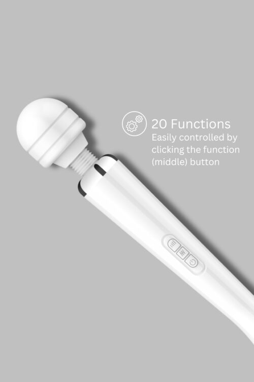 Loving Joy Rechargeable Magic Wand Vibrator White