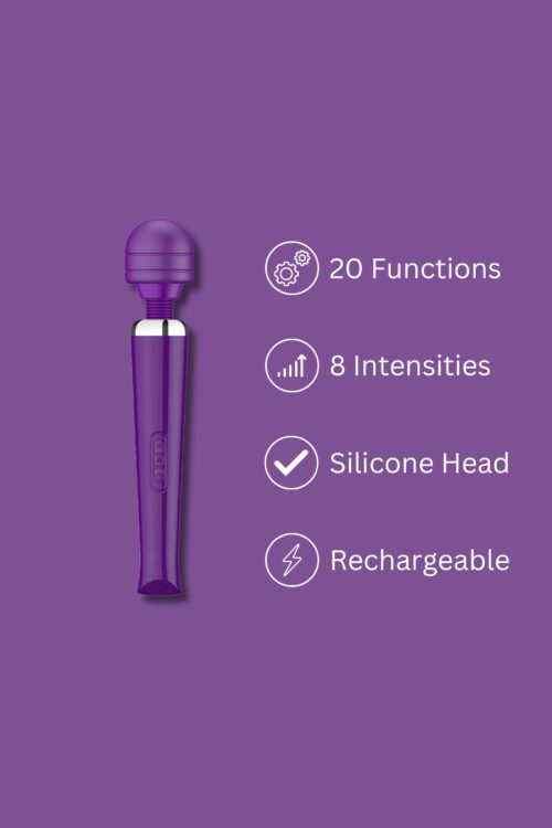 Loving Joy Rechargeable Magic Wand Vibrator Purple