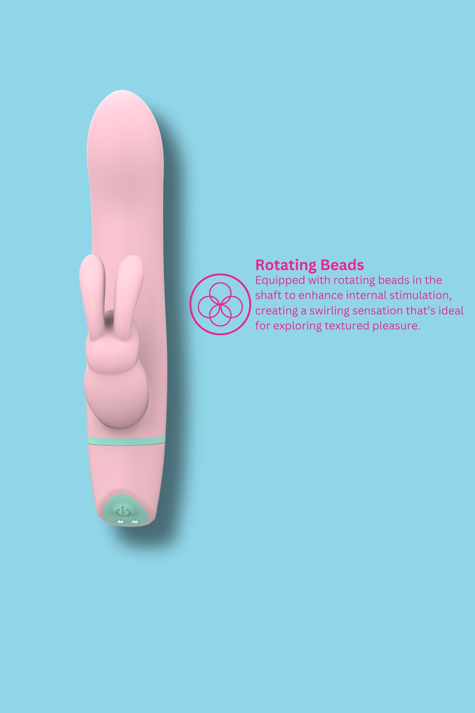 Mina Ripple Vibrating & Rotating Rabbit Vibrator