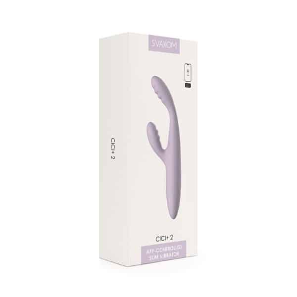 Svakom Cici+ 2 App Controlled Slim Rabbit Vibrator