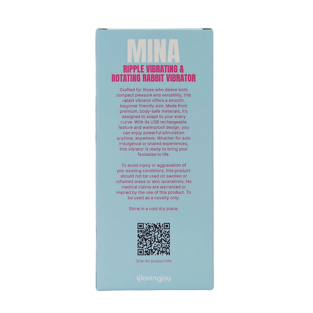 Mina Ripple Vibrating & Rotating Rabbit Vibrator