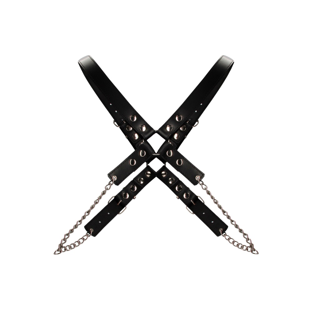 Leather Chain Harness One Size
