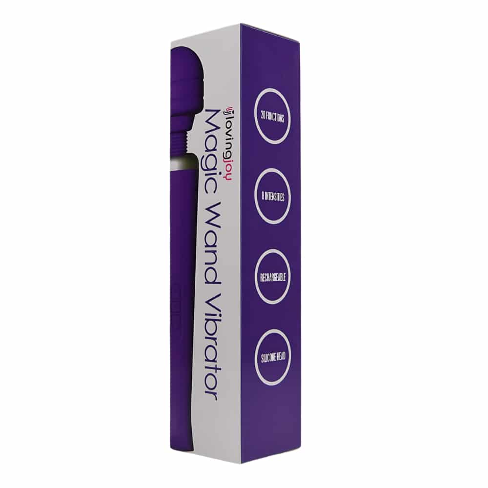 Loving Joy Rechargeable Magic Wand Vibrator Purple