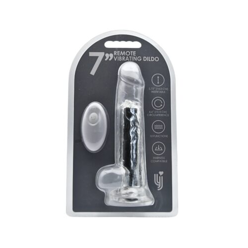 Loving Joy 7 Inch Remote Vibrating Dildo
