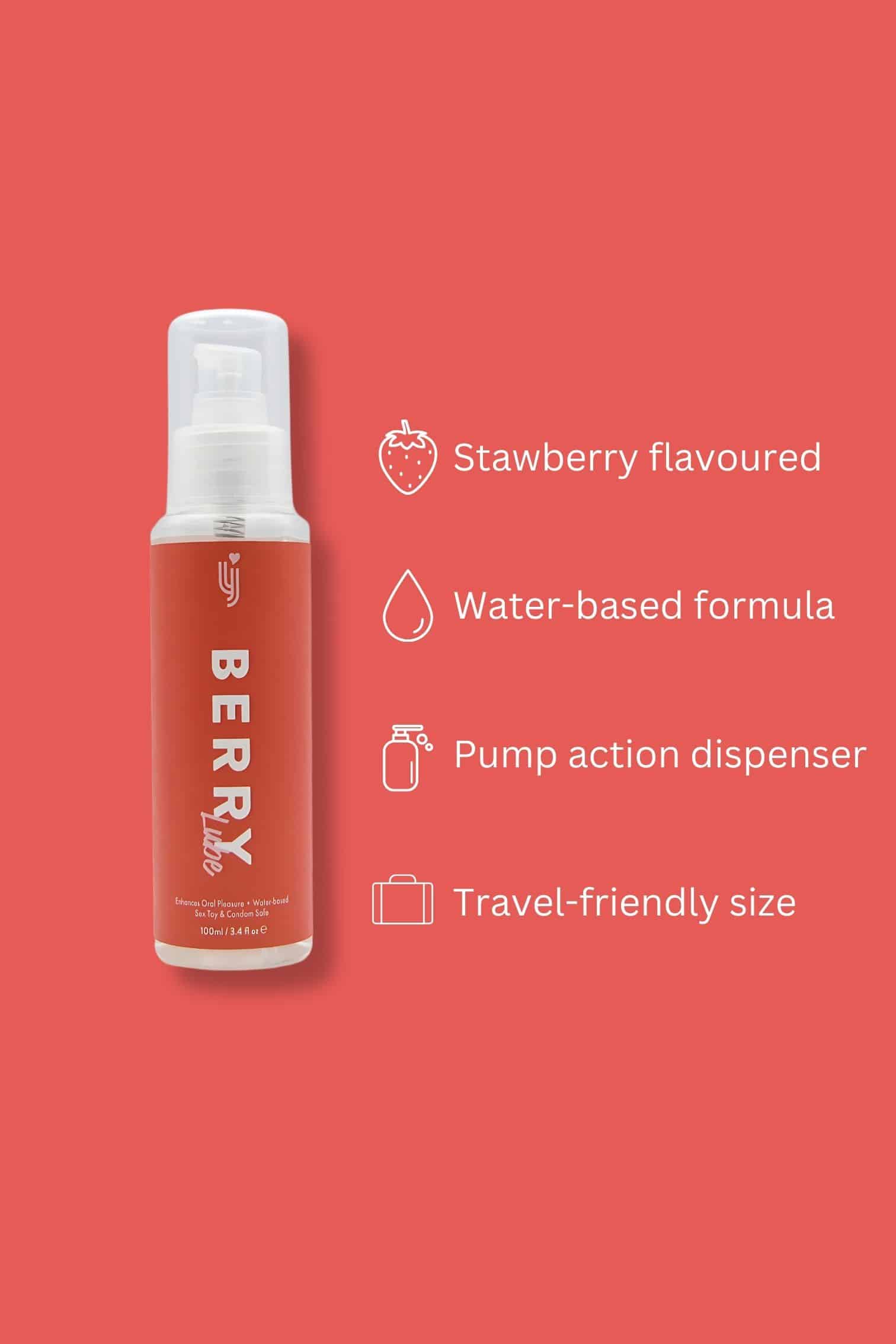Loving Joy Strawberry Flavoured Lubricant 100ml