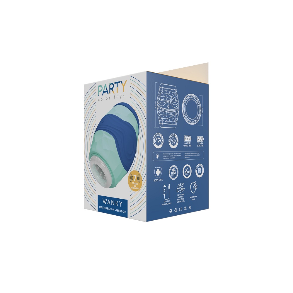 Party Color WANKY Male Masturbator