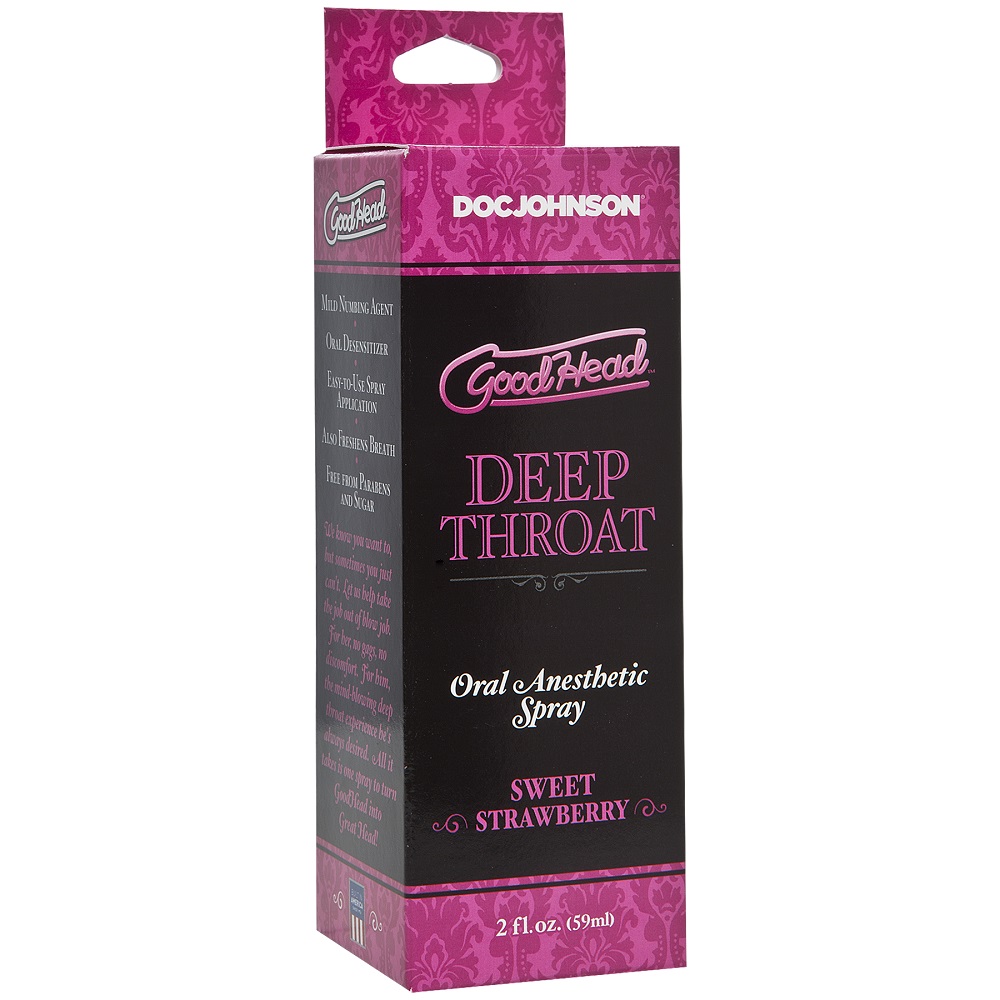 Doc Johnson Good Head Deep Throat Spray Sweet Strawberry