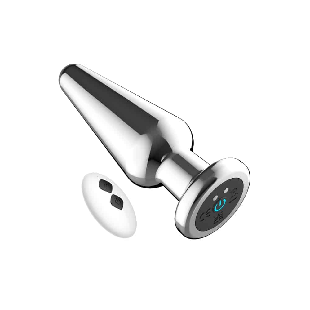 Toosh Remote Controlled Metal Vibrating Butt Plug