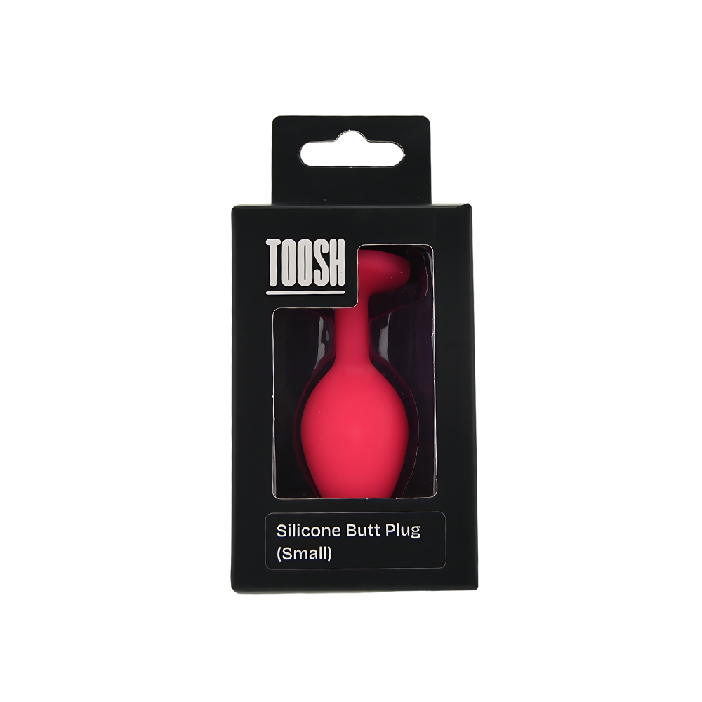 Toosh Pink Silicone Butt Plug Small