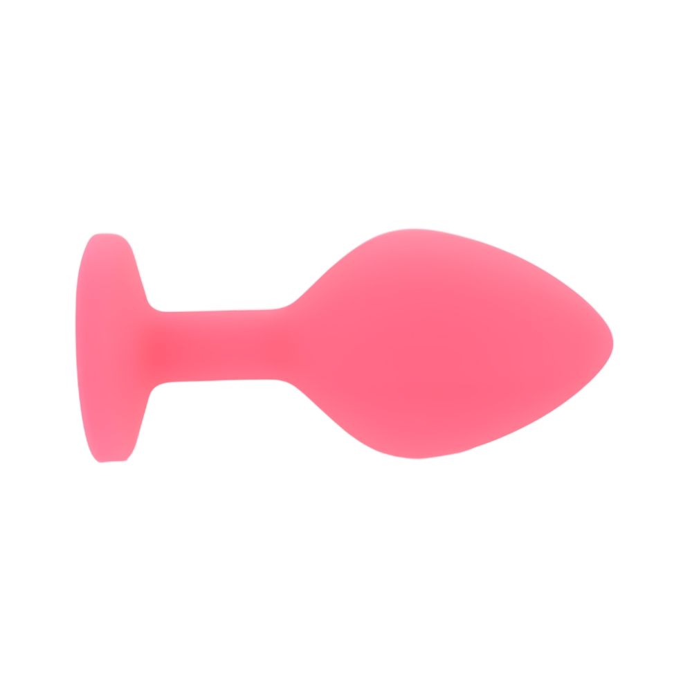 Toosh Pink Silicone Butt Plug Medium