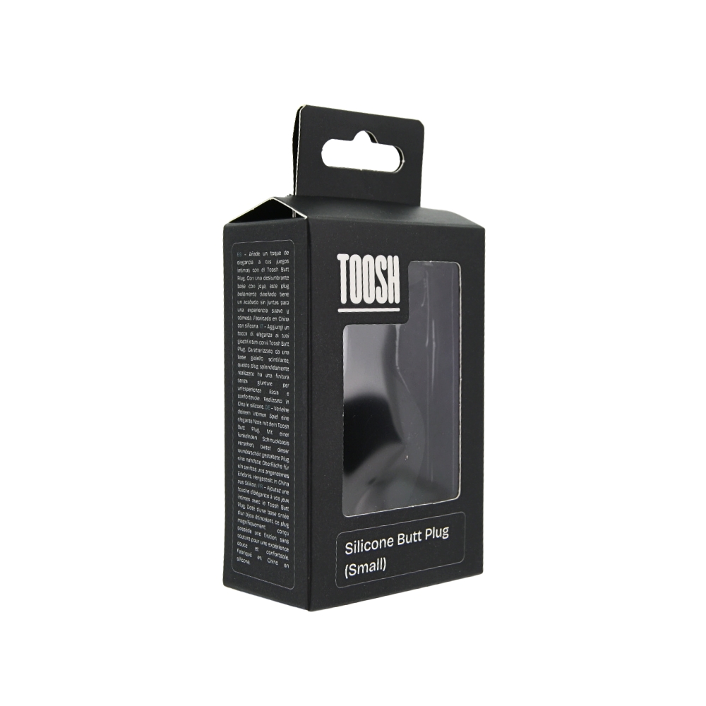 Toosh Black Silicone Butt Plug Small