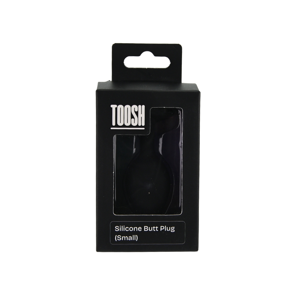 Toosh Black Silicone Butt Plug Small