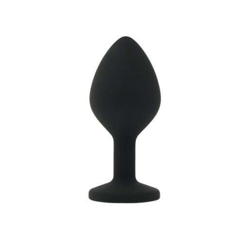 Toosh Black Silicone Butt Plug Medium