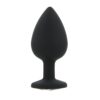 Toosh Black Silicone Butt Plug Large