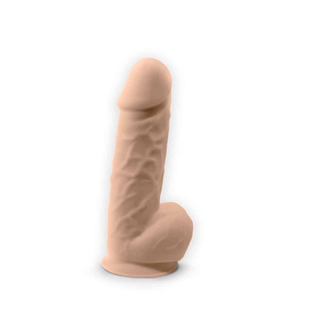 SilexD 8.5 inch Remote Controlled Vibrating Girthy Silicone Dildo