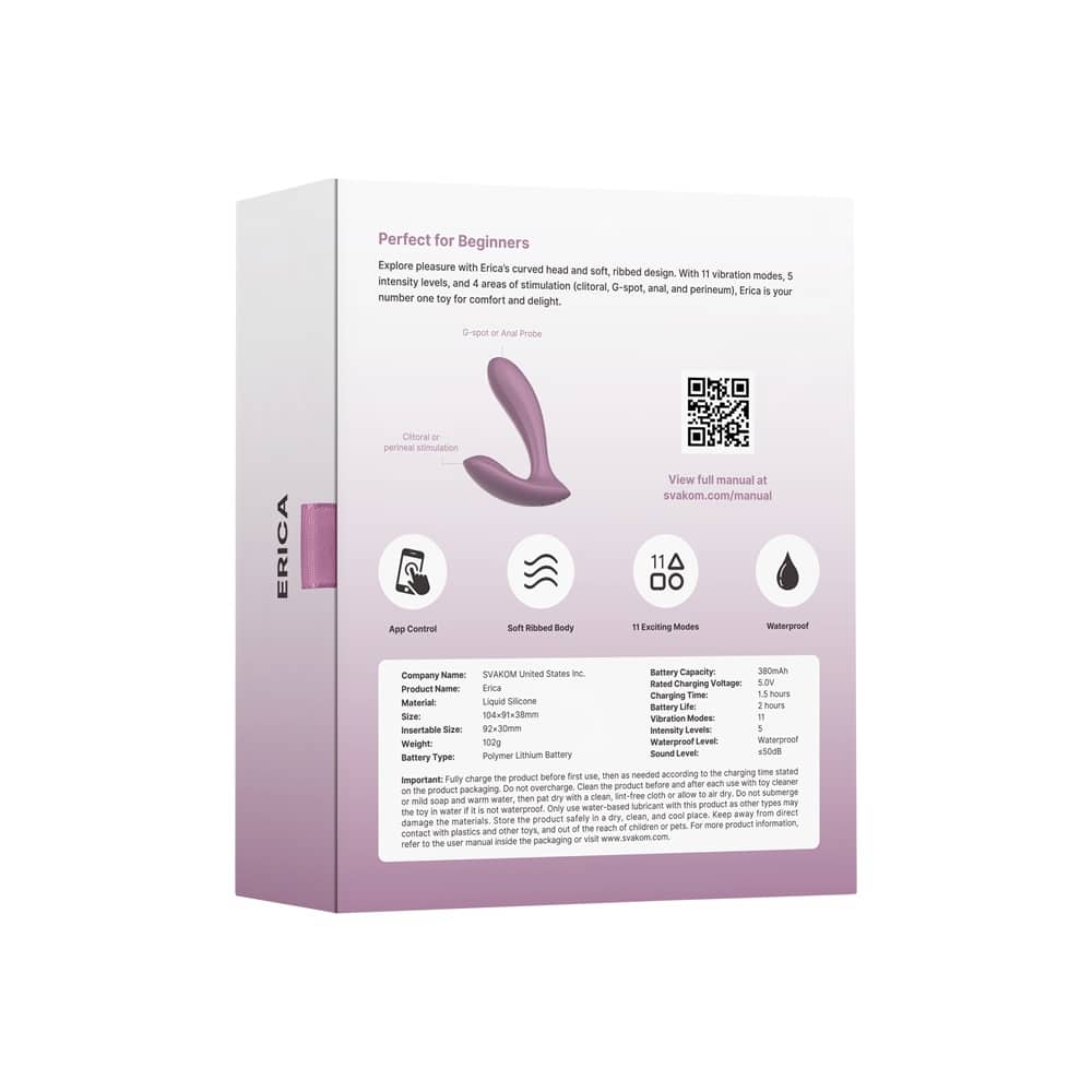 Svakom Erica Wearable Vibrator with App Control