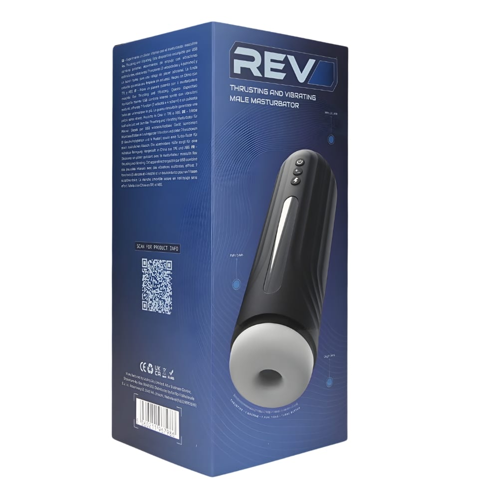 Rev Thrusting and Vibrating Male Masturbator