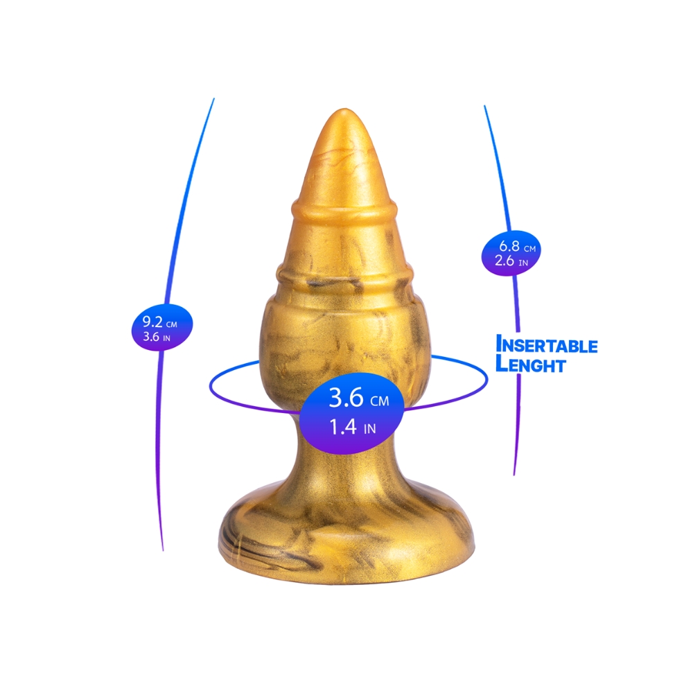 SilexD Fantasy Collection Goldy Butt Plug Medium