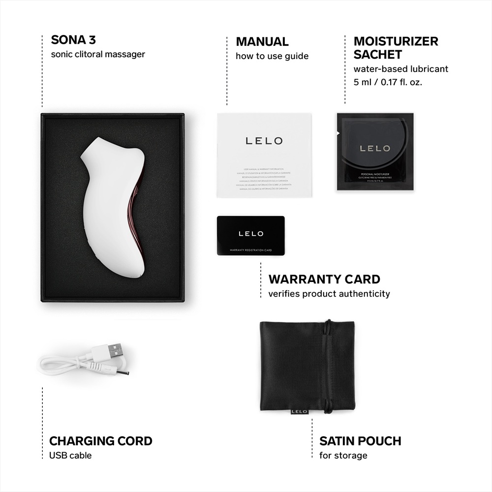 LELO Sona 3 Clitoral Massager Cream