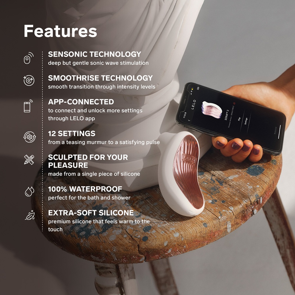 LELO Sona 3 Clitoral Massager Cream