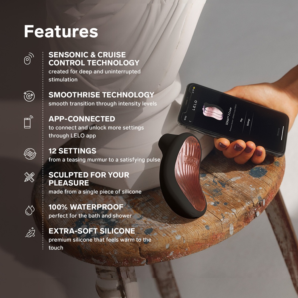 LELO Sona 3 Cruise Clitoral Massager Black